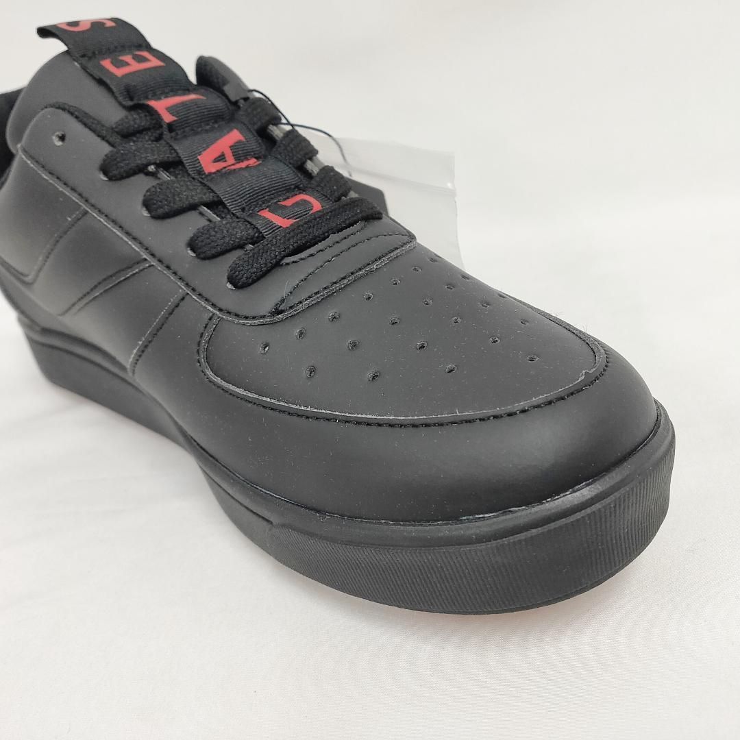 新品 未使用 パーリーゲイツ メゾンロゴ柄 ゴルフシューズ ブラック