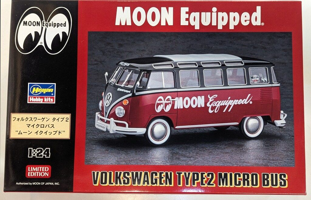ハセガワ 1/24 フォルクスワーゲン タイプ2 マイクロバス `ムーン