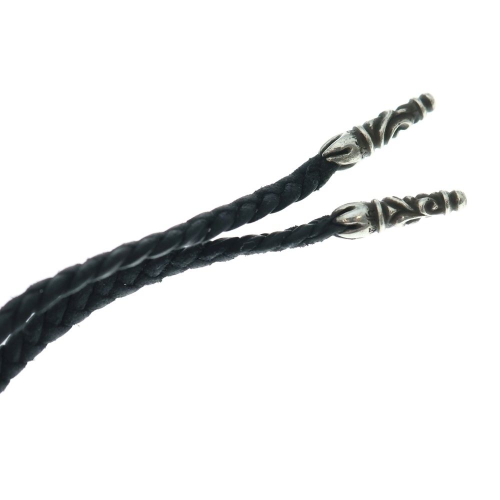 CHROME HEARTS (クロムハーツ) LEATHER BRAID スクロールレザー