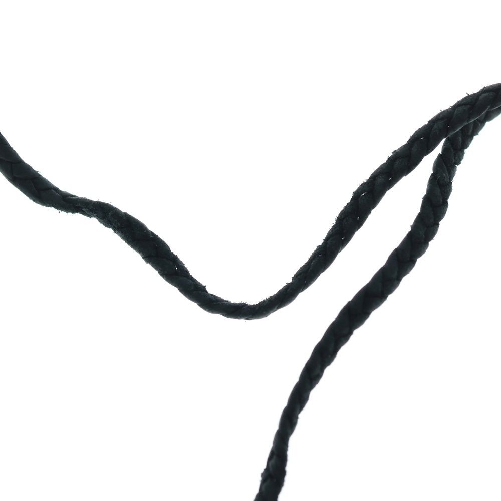 CHROME 小売業者 HEARTS (クロムハーツ) LEATHER BRAID スクロール