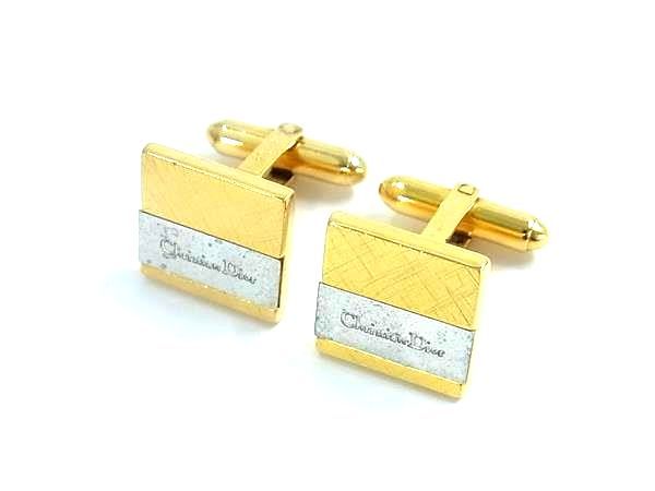 ディオール 美品 カフス □美品□ ChristianDior クリスチャンディオール カフスボタン