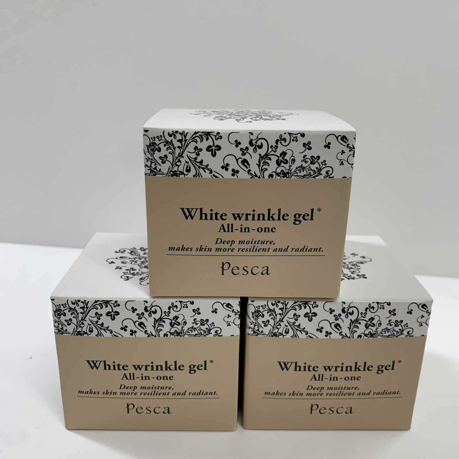 ペスカ薬用リンクルホワイトゲル3個セット (30g1個、56g2個)