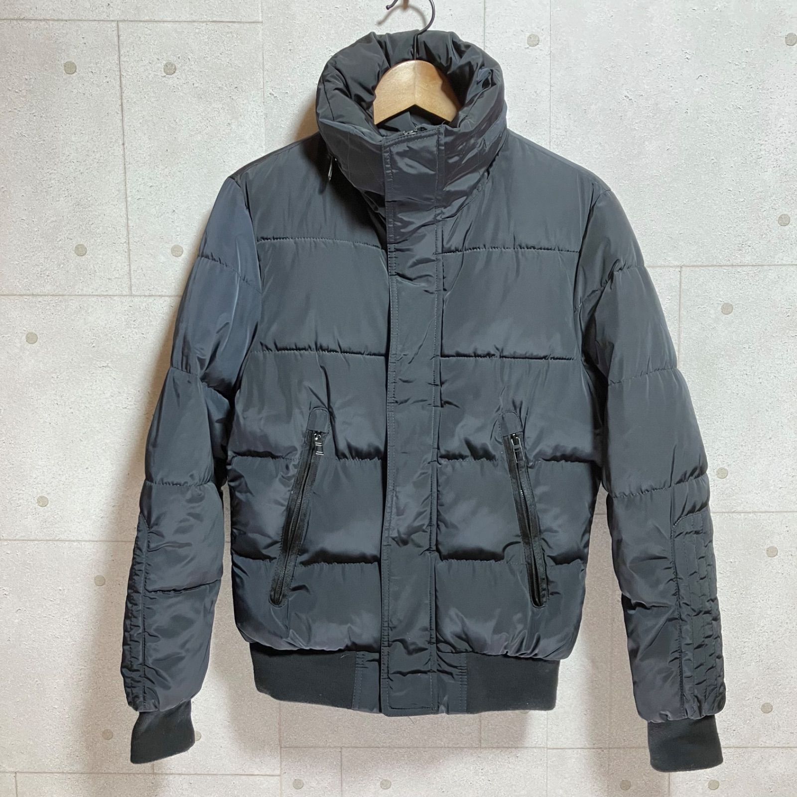 ZARA ザラ ダウンライク 中綿 ジャケット アウター S ブラック 黒 