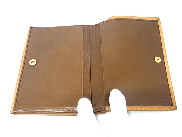 LOEWE ロエベ アナグラム レザー 二つ折り 財布 ウォレット 札入れ