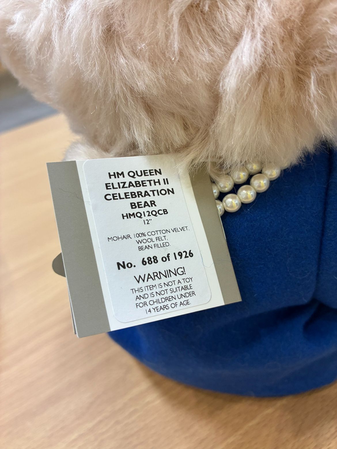 EL6】メリーソート 1926体限定 テディベア エリザベス女王 2023年発売