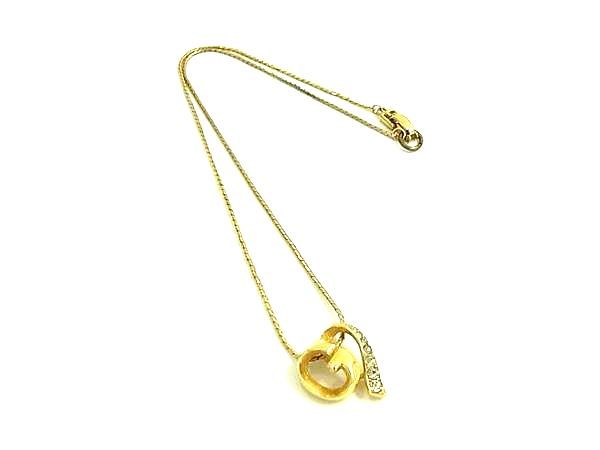 GIVENCHY ジバンシィ ヴィンテージ ハート ラインストーン ネックレス