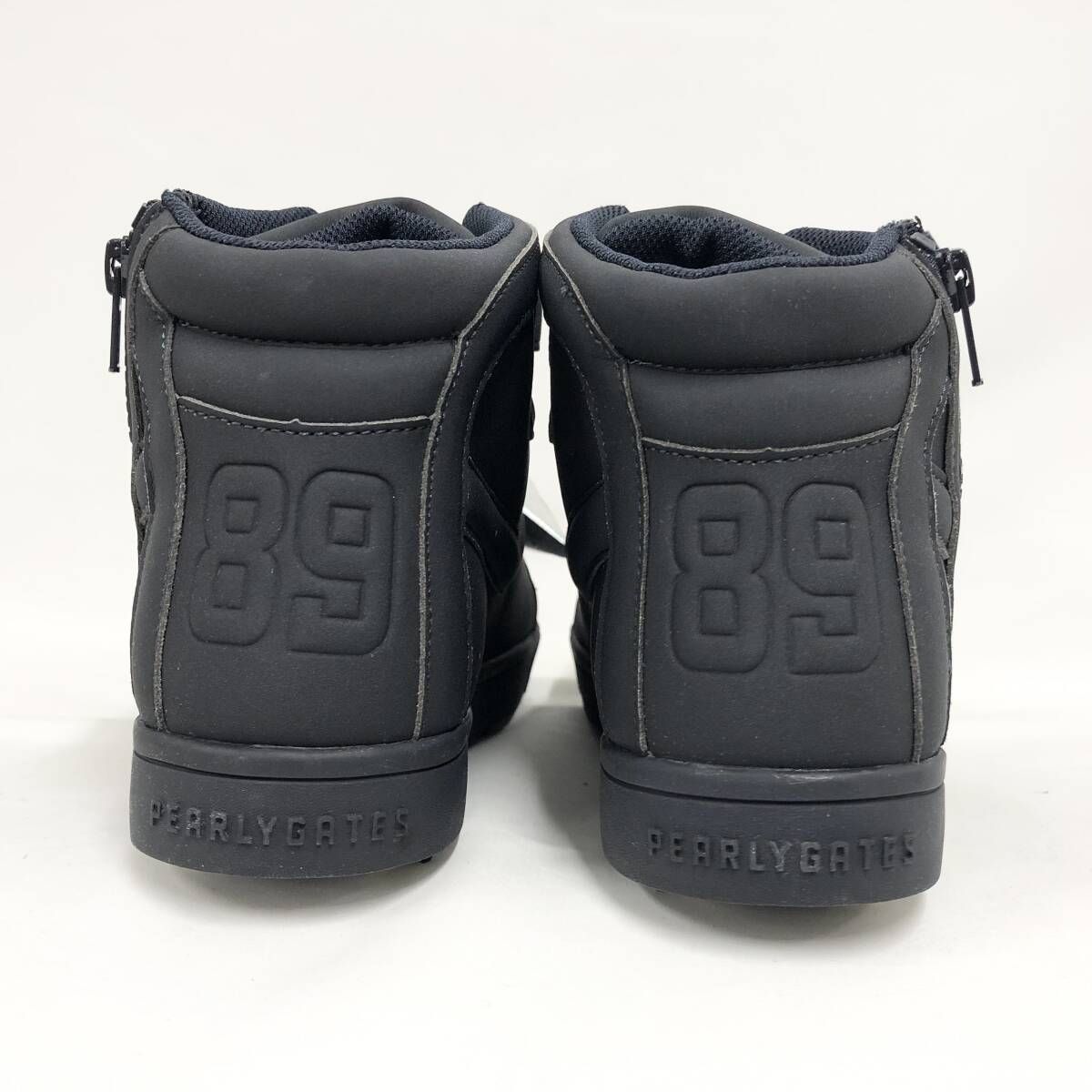 新品 未使用 パーリーゲイツ ミドルカット ゴルフシューズ ネイビー