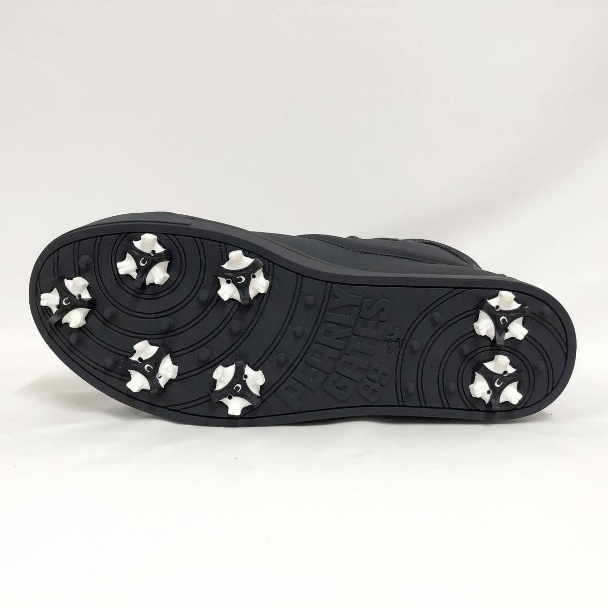 新品 未使用 パーリーゲイツ ミドルカット ゴルフシューズ ネイビー