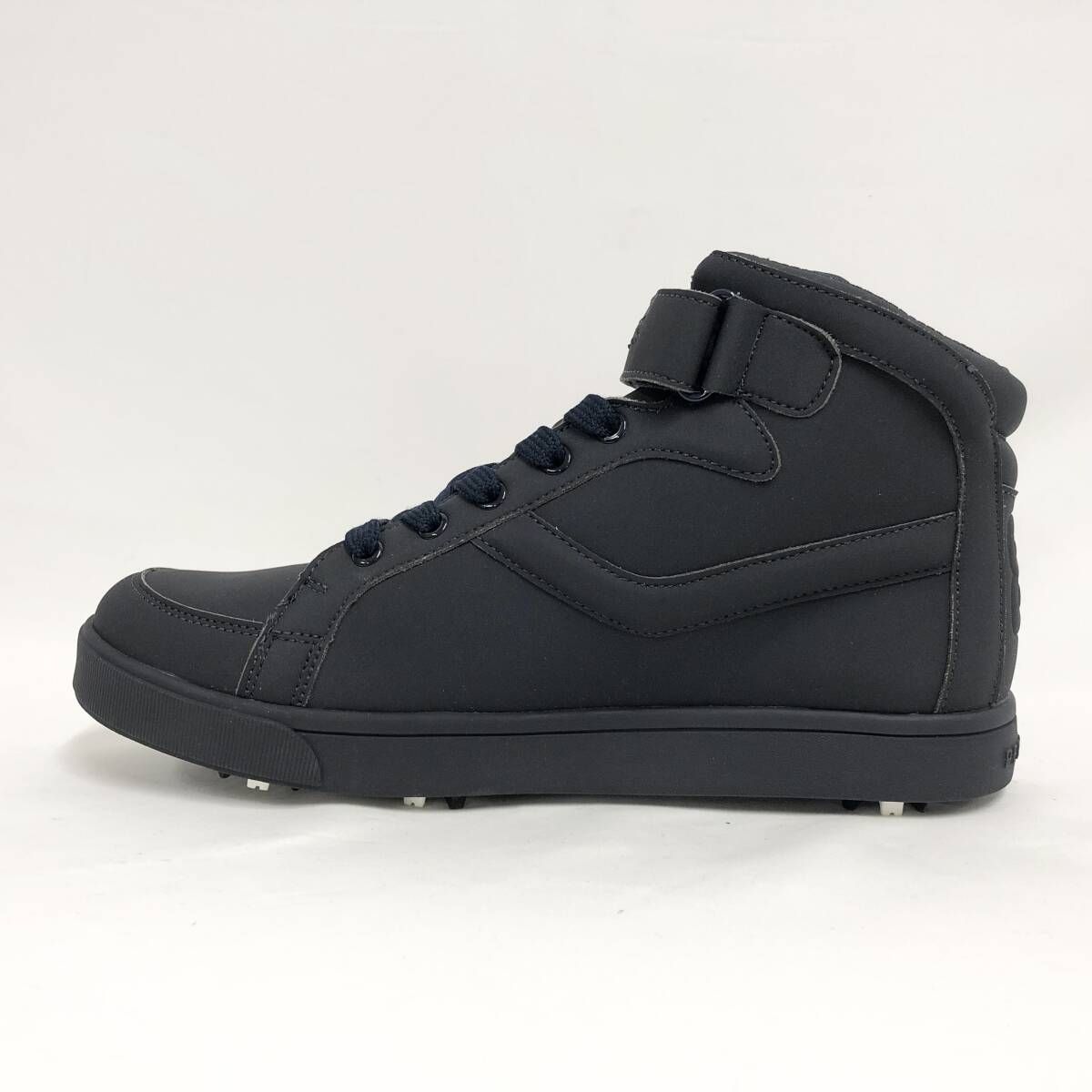 新品 未使用 パーリーゲイツ ミドルカット ゴルフシューズ ネイビー