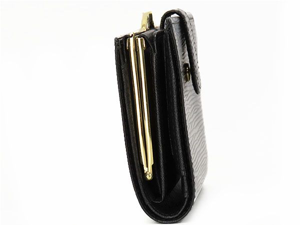 ルイヴィトン エピ ポルト モネビエ がま口 二つ折り財布 ヴィエノワ 黒 30 美品】ルイヴィトン LOUIS VUITTON エピ ポルトモネ ビエ ヴィエノワ