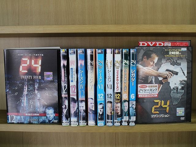 DVD 24 TWENTY FOUR シリーズ完結 全97巻 リブ アナザー デイ 全6巻 レガシー 全6巻 計109本set ケース無し発送 Z3U423