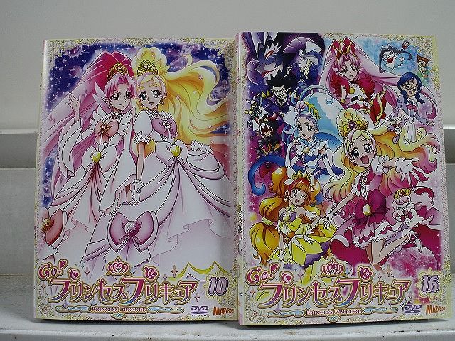 DVD Go!プリンセスプリキュア 全16巻 ケース無し発送 レンタル落ち ZX1321