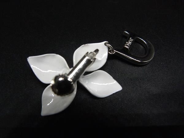 □美品□ ChristianDior ディオール フラワースイング ラインストーン