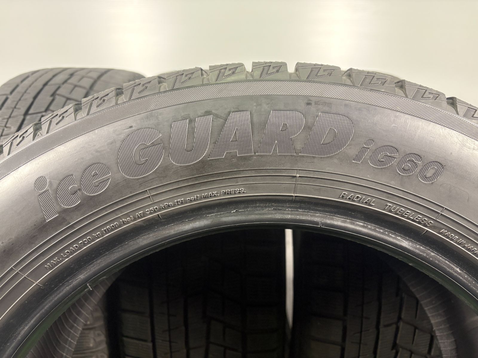  225 55 R 17 ヨコハマ IG 60 2020年製 4本 冬 タイヤ スタッドレス TA 751 17インチ スタッドレス