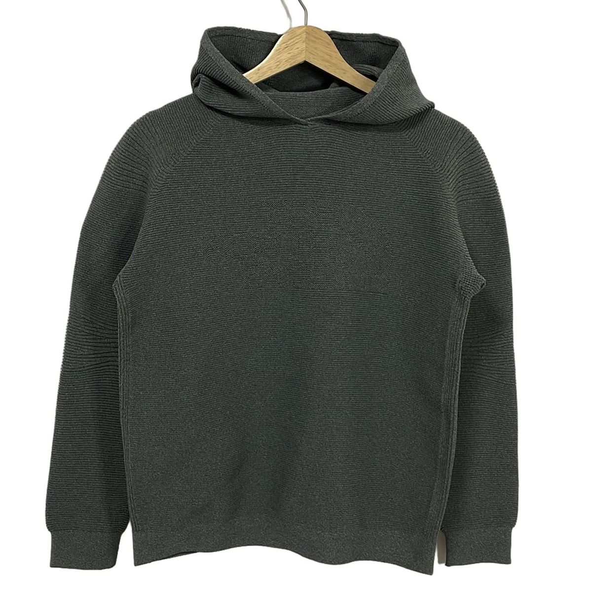 THE NORTH FACE ノースフェイス パーカー サイズWM レディース グローブフィットフーディ NT12097 ダークグレー ニット