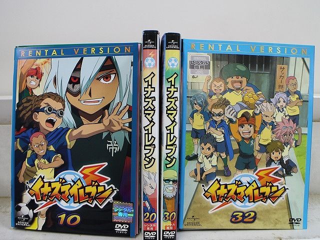 DVD イナズマイレブン 全32巻 ケース無し発送 レンタル落ち ZX1206