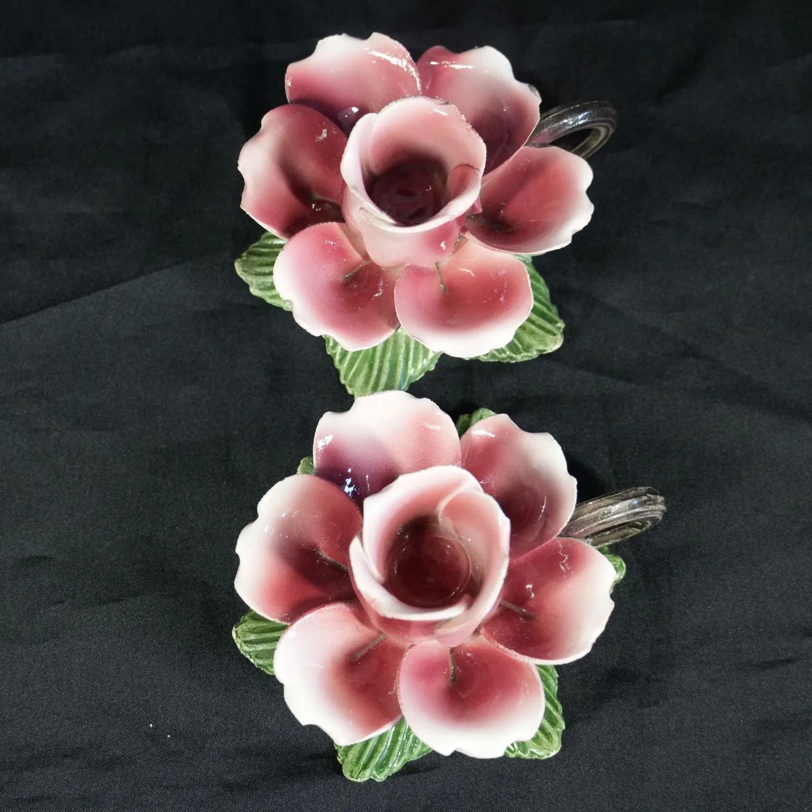 専用　イタリア　カポディモンテ　陶花　オブジェ　天使　置物 カポディモンテ CAPODIMONTE 陶花 イタリア製 カポディモンテ 陶花
