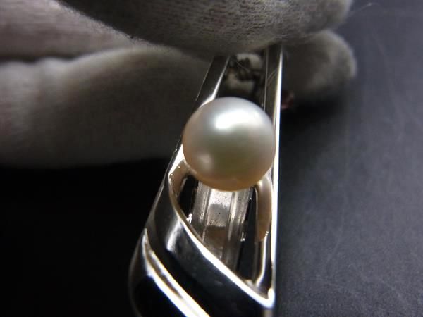 □美品□ MIKIMOTO ミキモト 本真珠 アコヤ真珠 パール 約7mm SV925