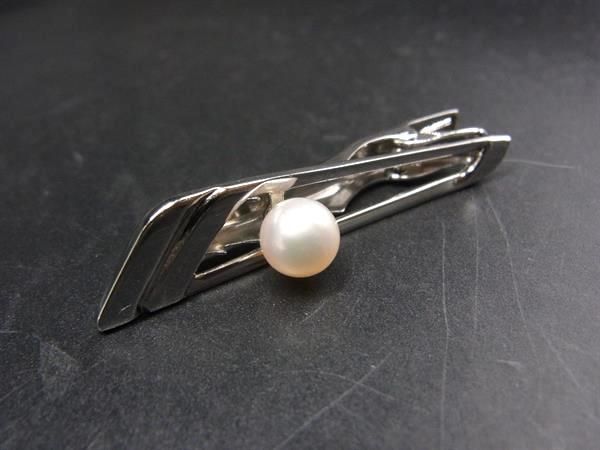 □美品□ MIKIMOTO ミキモト 本真珠 アコヤ真珠 パール 約7mm SV925