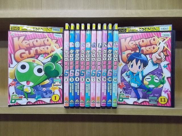 DVD ケロロ軍曹 6thシーズン 1～13巻(11巻欠品) 12本セット ※ケース