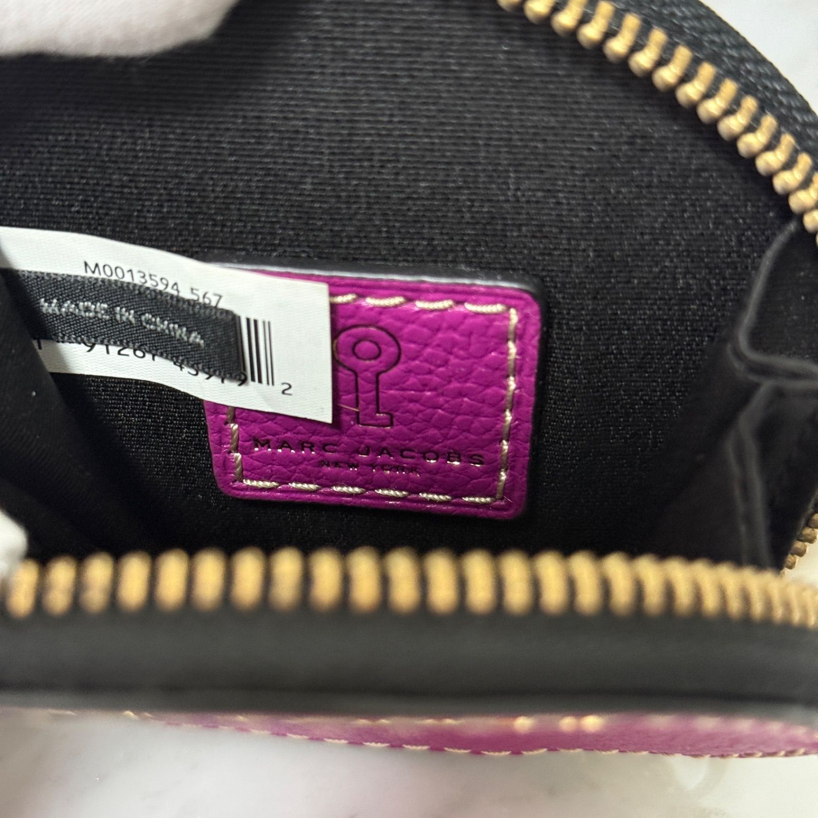 新品 未使用 MARC JACOBS マークジェイコブス コインケース 本革 