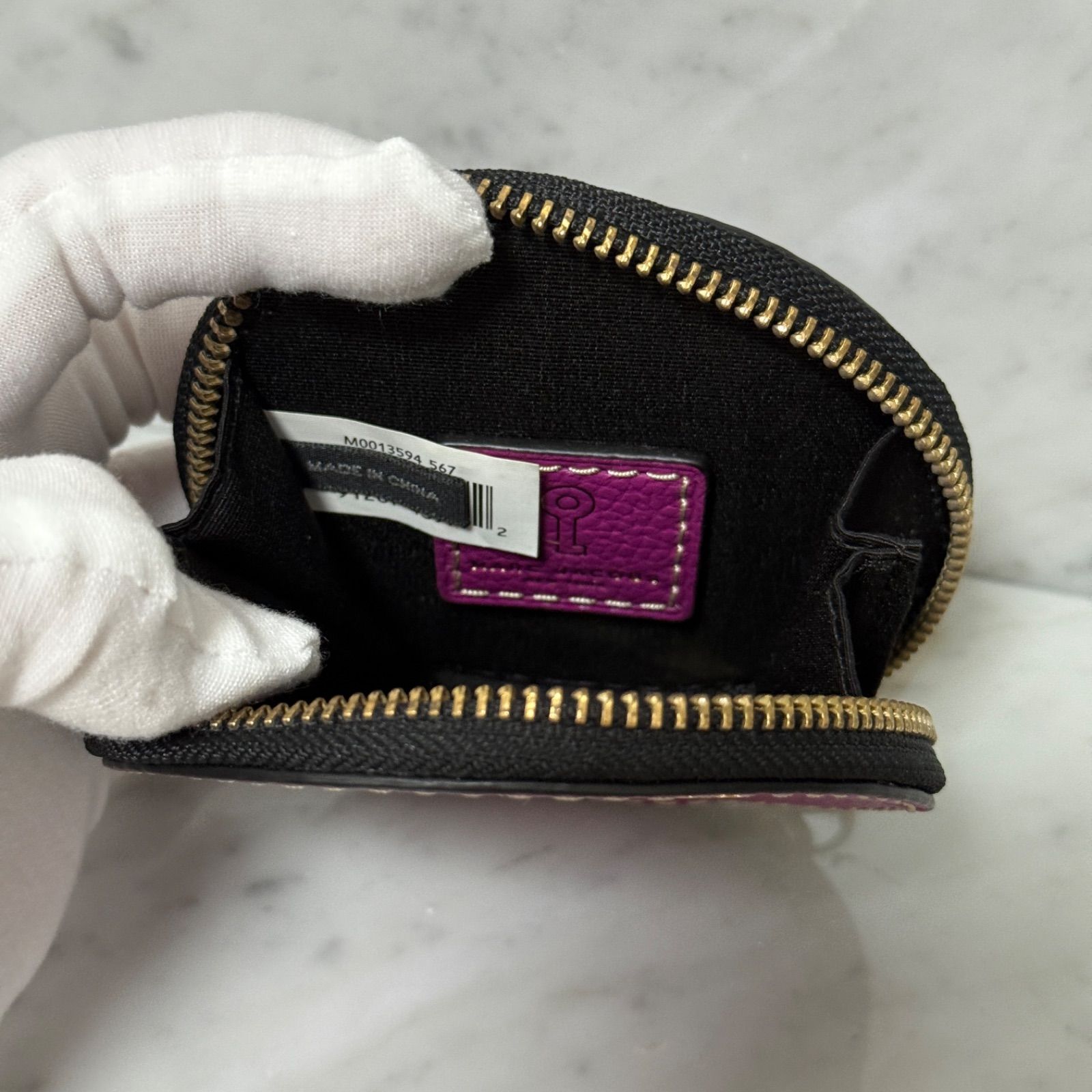 新品 未使用 MARC JACOBS マークジェイコブス コインケース 本革 
