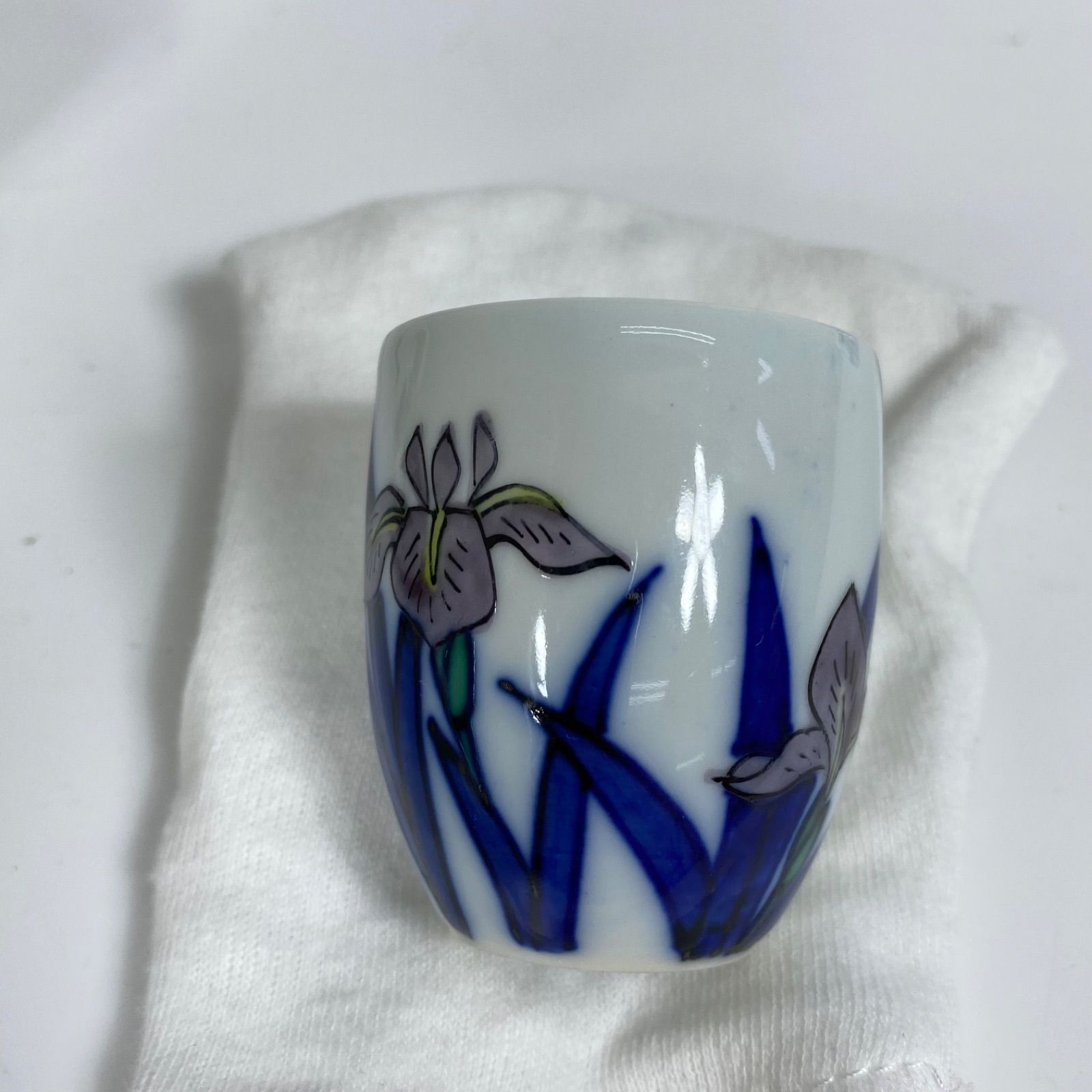 渋草焼 芳国舎 色絵 茶呑 5客揃 花文 手描き 飛騨高山 伝統工芸 渋草焼 芳国舎 色絵 茶呑 5客揃 花文 手描き 飛騨高山 伝統工芸