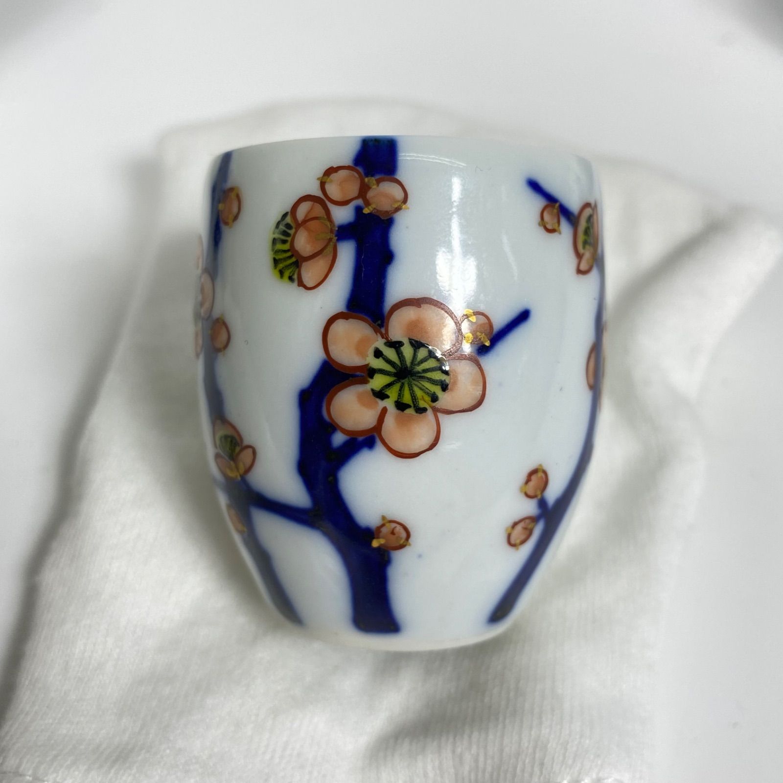 渋草焼 芳国舎 色絵 茶呑 5客揃 花文 手描き 飛騨高山 伝統工芸 渋草焼 芳国舎 色絵 茶呑 5客揃 花文 手描き 飛騨高山 伝統工芸