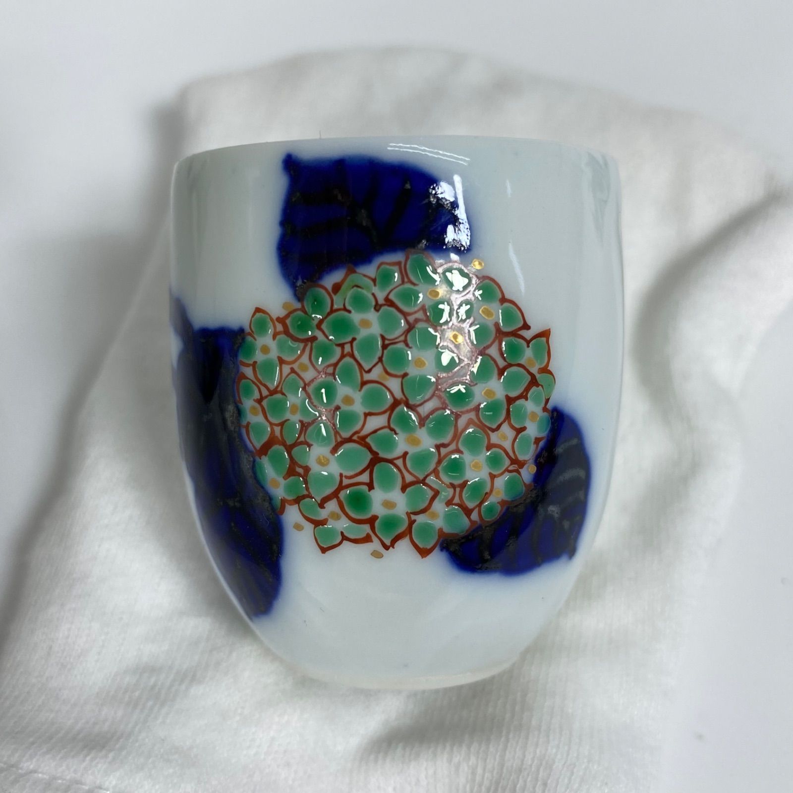 渋草焼 芳国舎 色絵 茶呑 5客揃 花文 手描き 飛騨高山 伝統工芸 渋草焼 芳国舎 色絵 茶呑 5客揃 花文 手描き 飛騨高山 伝統工芸