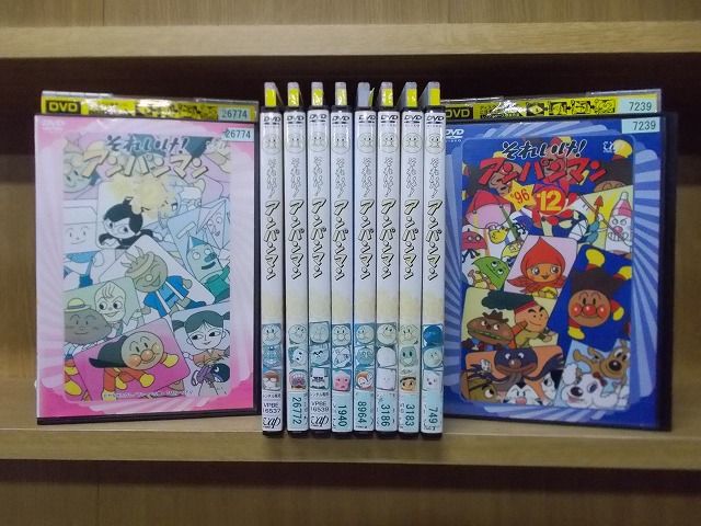DVD それいけ!アンパンマン '96 2～12巻(1、6巻欠品) 計10本set