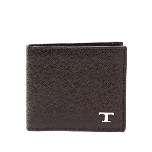 25 AWモデル トッズ TOD S Tタイムレス 二つ折りレザー財布 ブラウン UGA 810 2025 26 AW m wallet