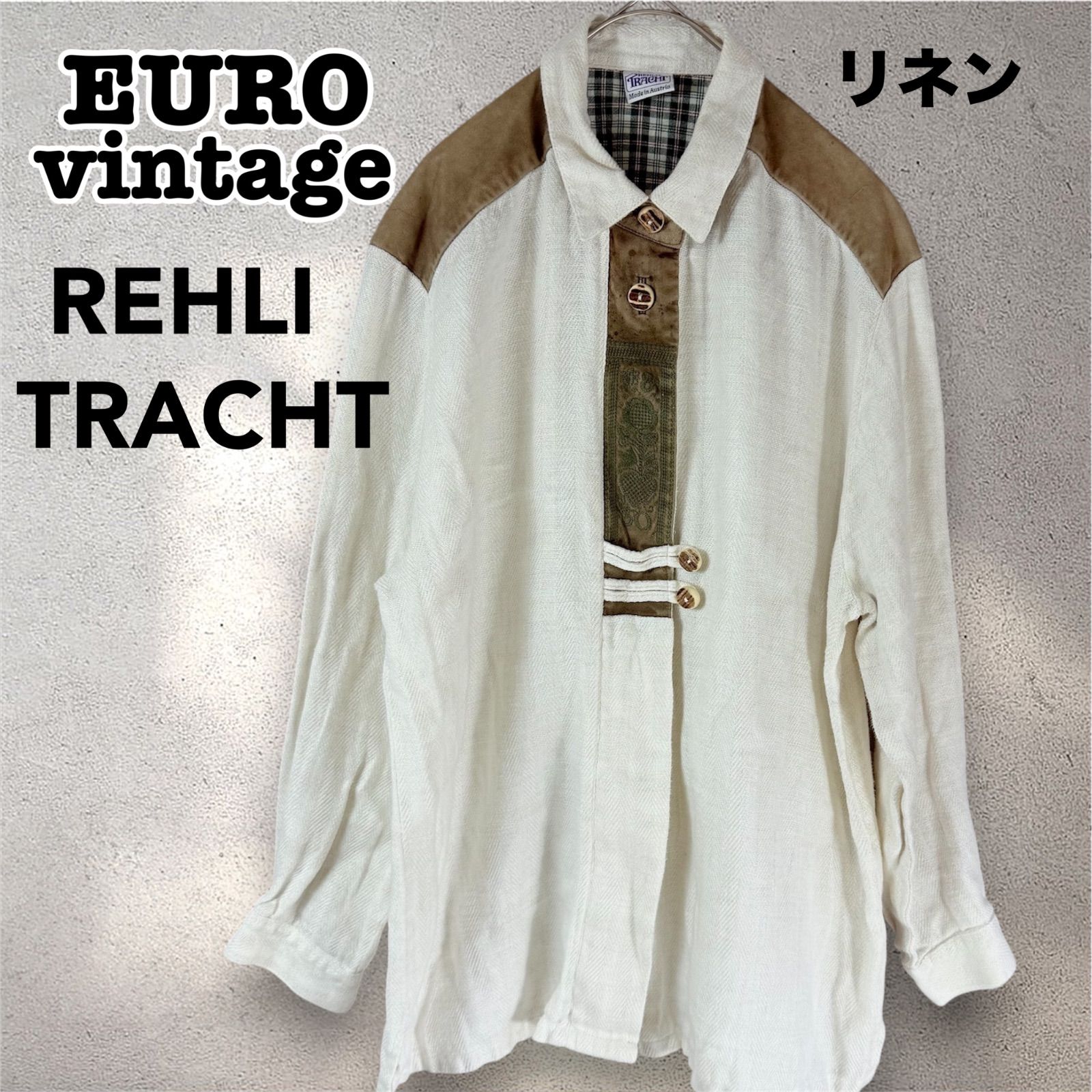 EURO古着 ヴィンテージ REHLI TRACHT チロリアン シャツ シャツ 