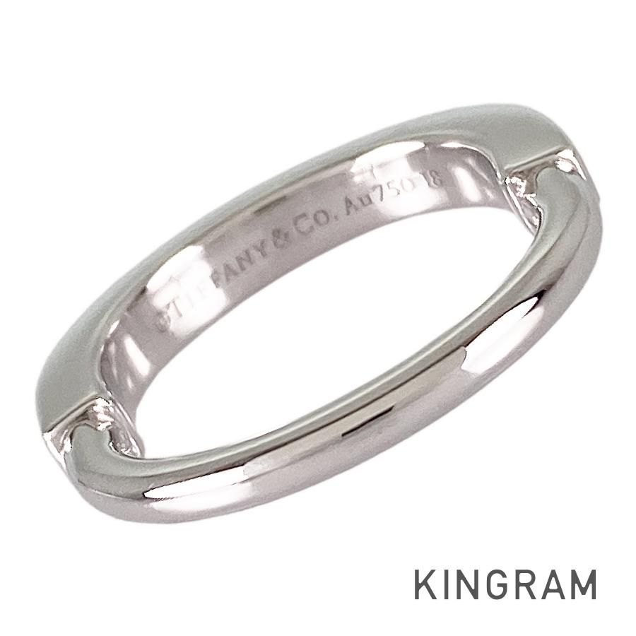 ティファニー TIFFANY-Co. ロック K18WG 5号 45 リング sss
