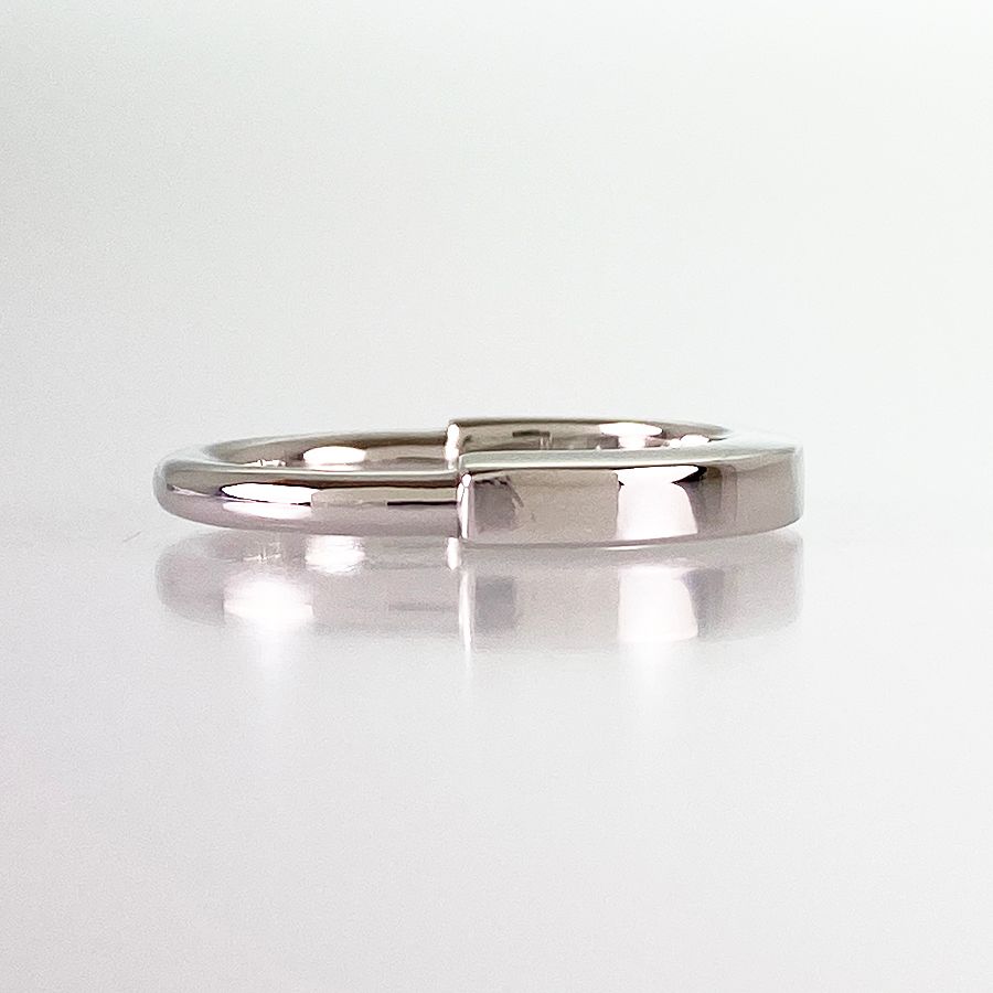 ティファニー TIFFANY-Co. ロック K 18 WG 5号 45 リング sss