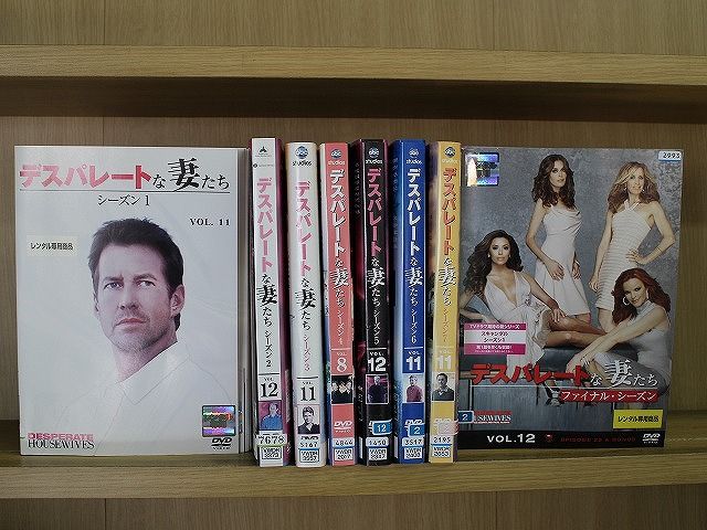 DVD デスパレートな妻たち シーズン1～ファイナル シリーズ完結 全88巻 ケース無し発送 レンタル落ち Z3U418