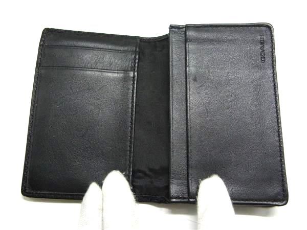 □美品□ COACH コーチ シグネチャー レザー カードケース カード入れ