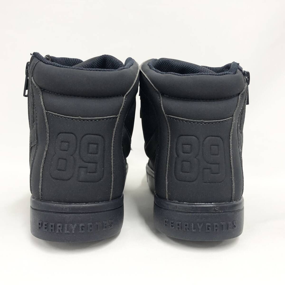 新品未使用 パーリーゲイツ ミドルカット ゴルフシューズ ネイビー26cm