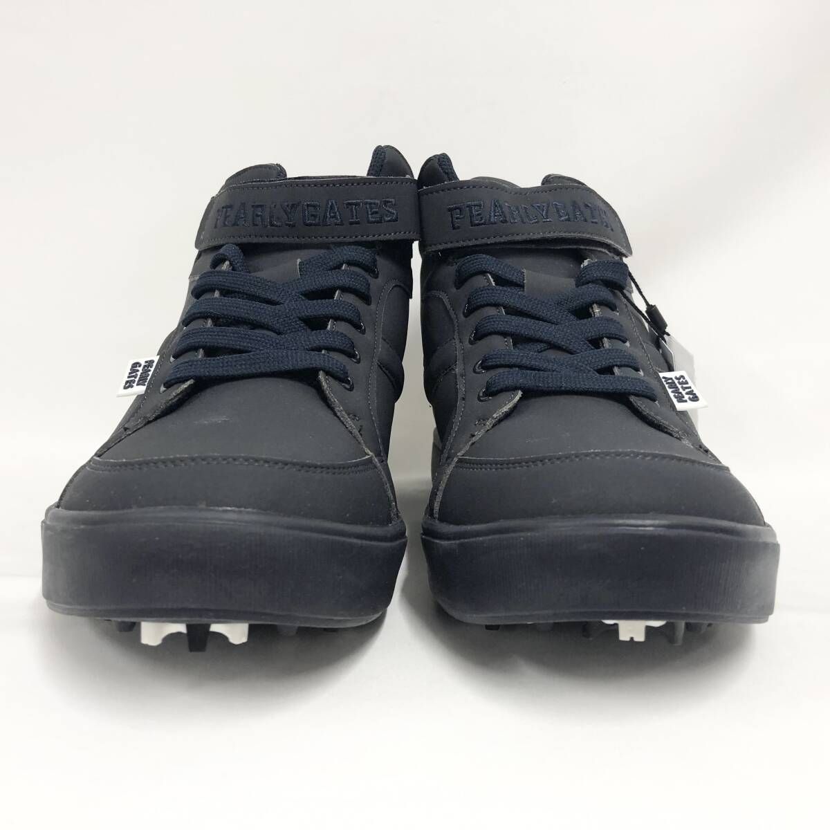 新品未使用 パーリーゲイツ ミドルカット ゴルフシューズ ネイビー26cm