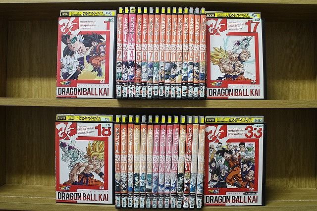 DVD ドラゴンボール改 全33巻 ケース無し発送 レンタル落ち ZX1078