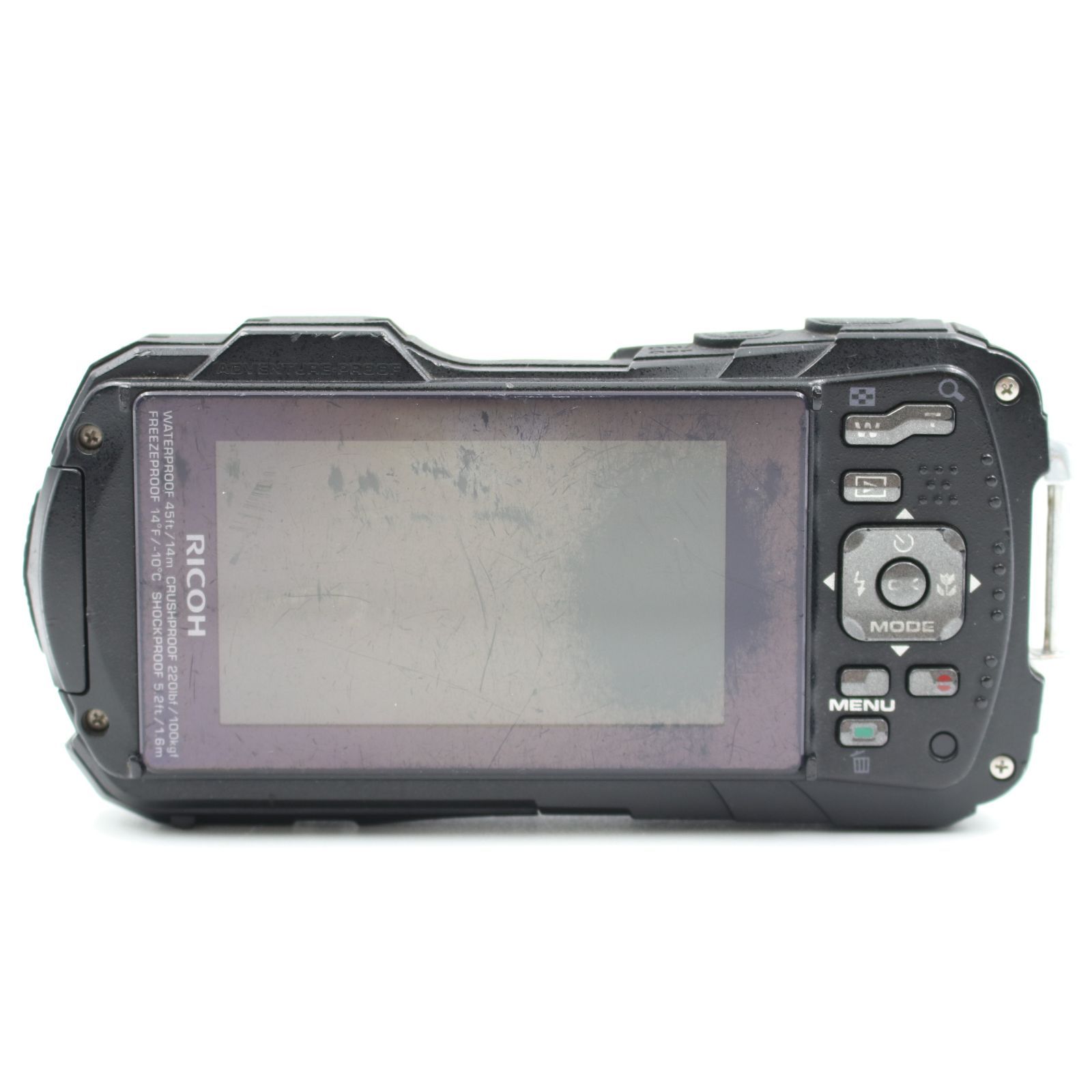 □良品□ RICOH WG-50 ブラック コンパクトデジタルカメラ リコー