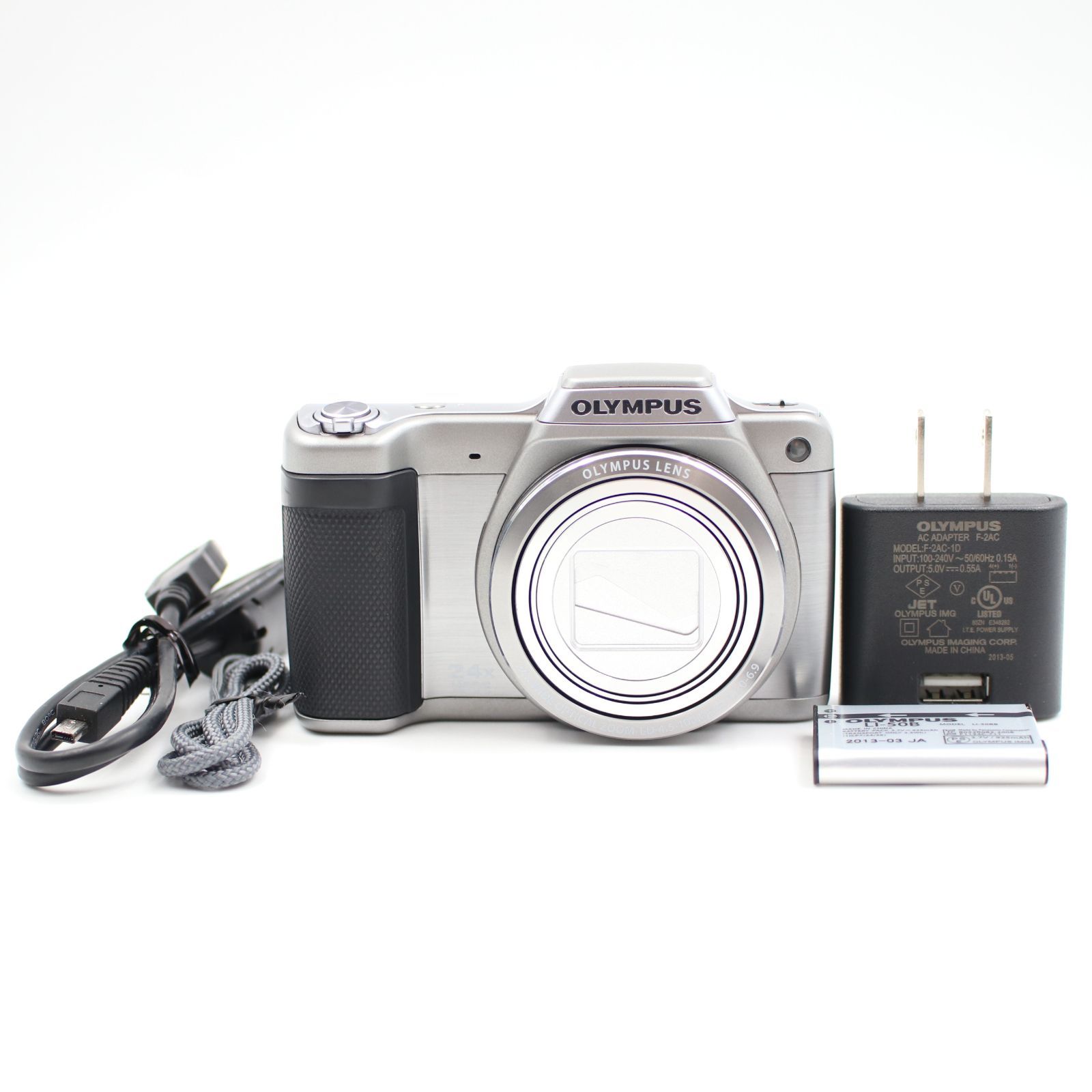 訳有品 OLYMPUS STYLUS SZ-15 SLV シルバー コンパクトデジタルカメラ オリンパス