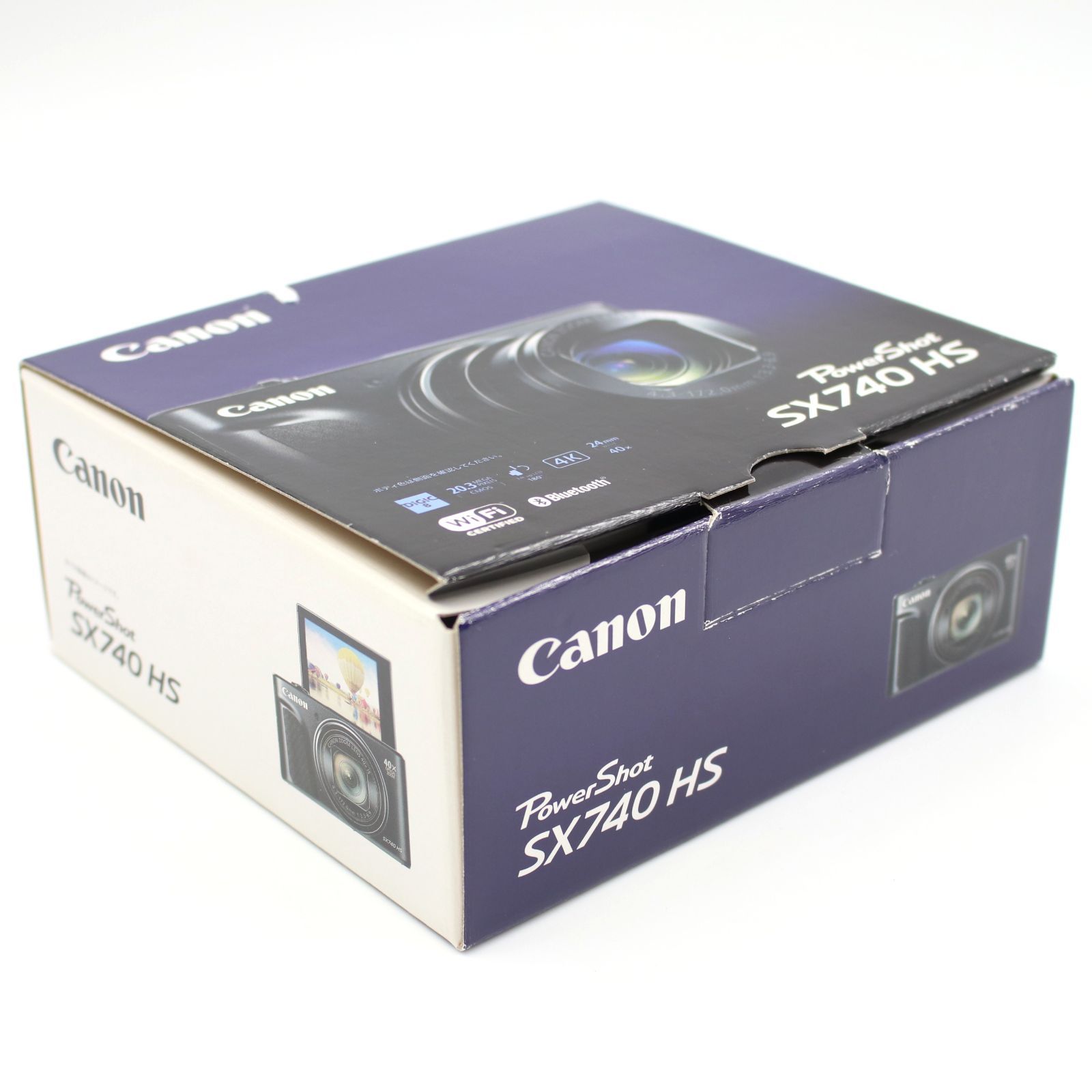 キヤノン POWERSHOT SX740 HS シルバー 箱にキズあらり Canon