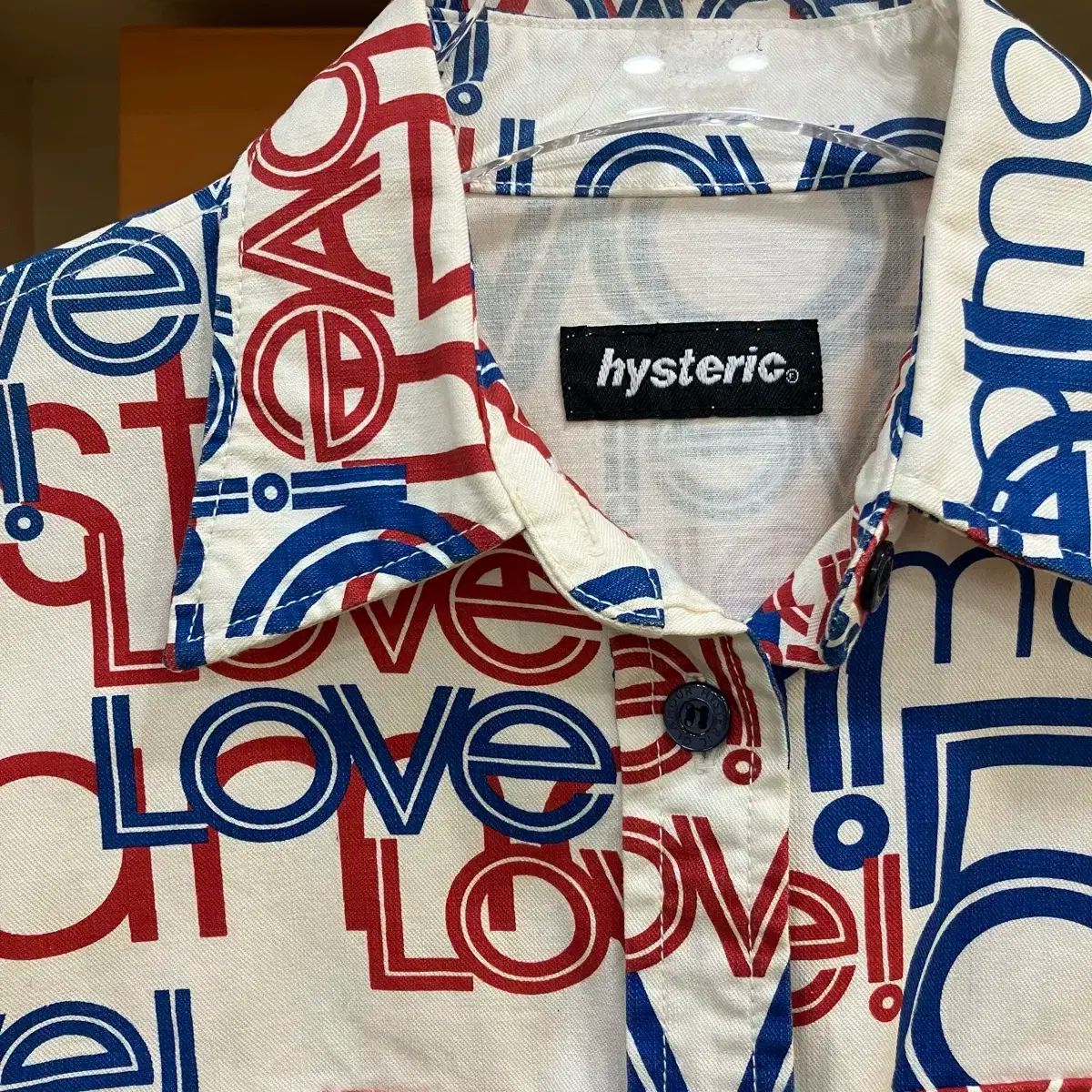 HYSTERIC GLAMOUR ヒステリックグラマー マルチロゴ ウェスタン ロングシャツ F