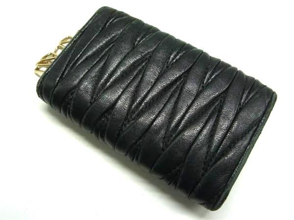 miumiu ミュウミュウ マテラッセ ロゴ 6連 キーケース 鍵入れ