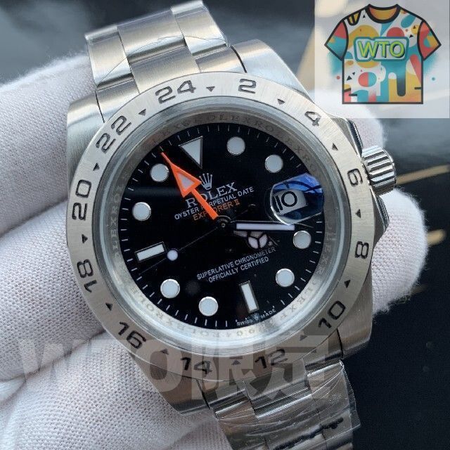 ご 大 です エクスプローラーII 226570 ブラック 自動巻き WTO輸入1