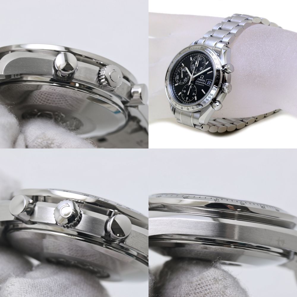  OMEGA オメガ スピードマスター デイト 3513 50 00 磨き済 腕時計 メンズ ステンレススチール 40154 自動巻き時計 腕時計(アナログ)