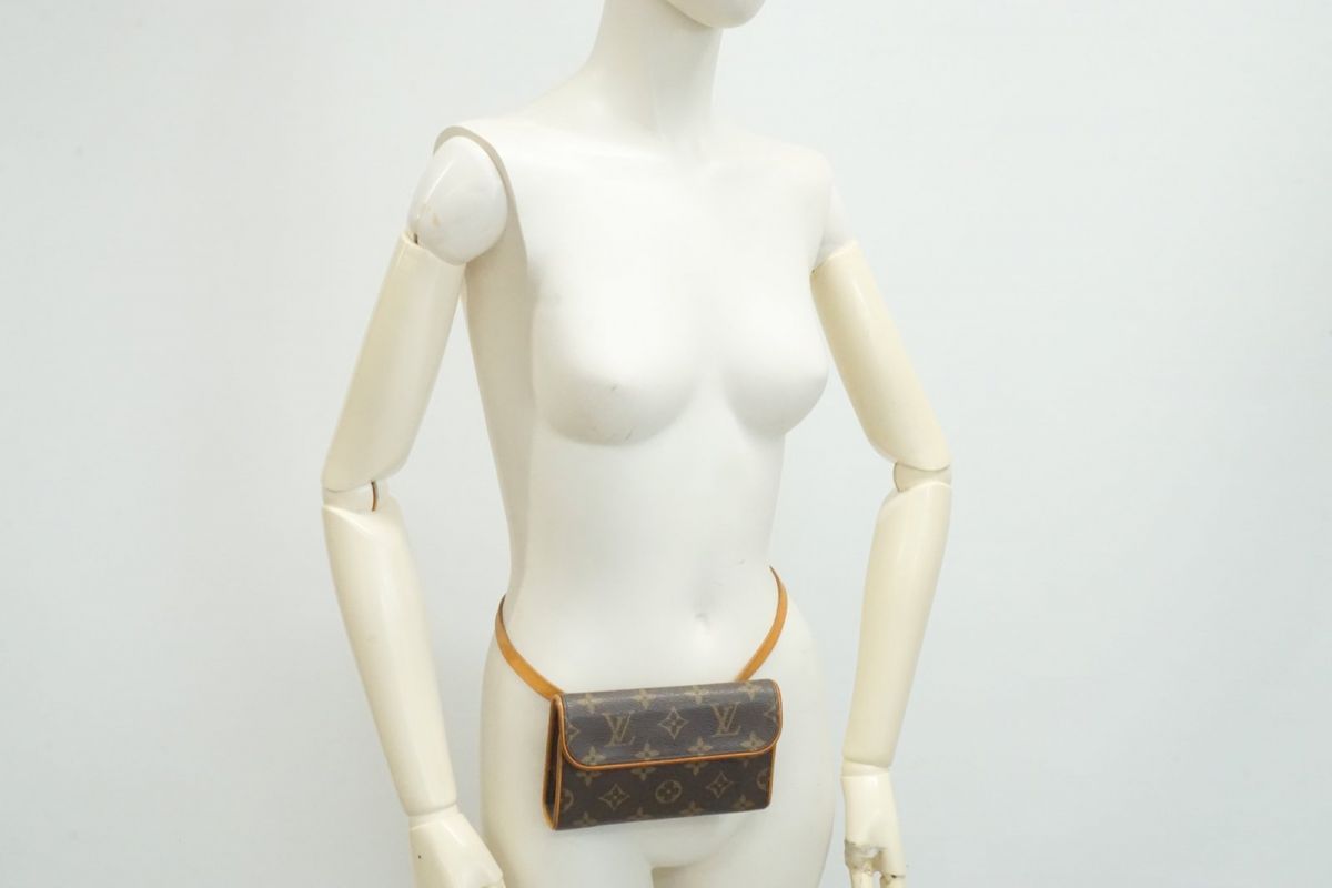 ルイ ヴィトン モノグラム ポシェット フロランティーヌ M5185 ウエストポーチ ベルトバッグ Louis Vuitton 4359h