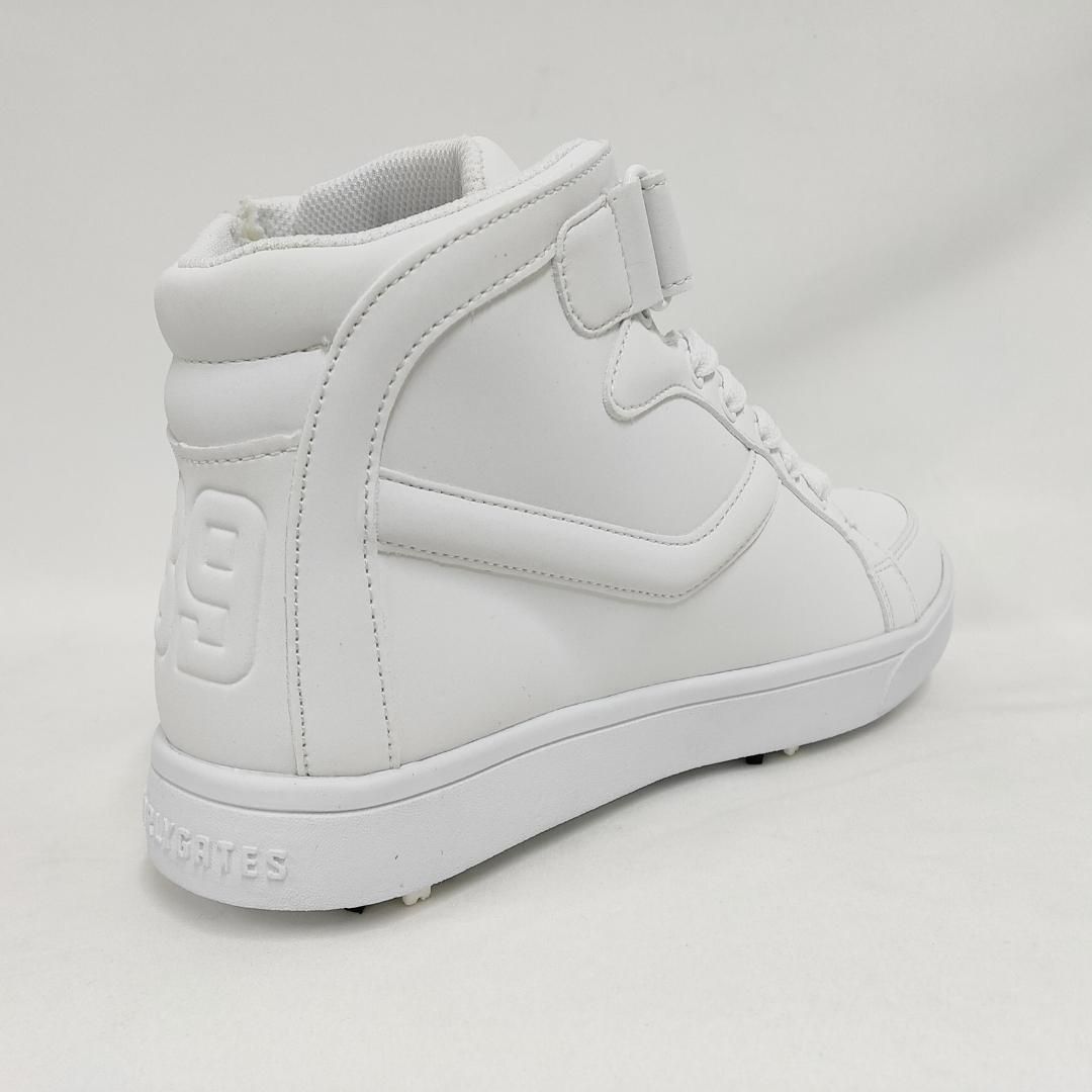 新品 未使用 パーリーゲイツ ミドルカット ゴルフシューズ ホワイト