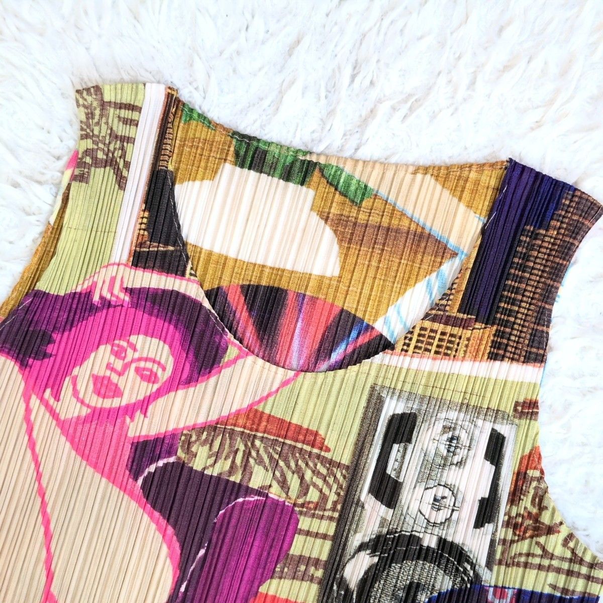PLEATS PLEASE ISSEY MIYAKE プリーツプリーズイッセイミヤケ ラミア ズィアデ Lamia Zaire タンクトップ