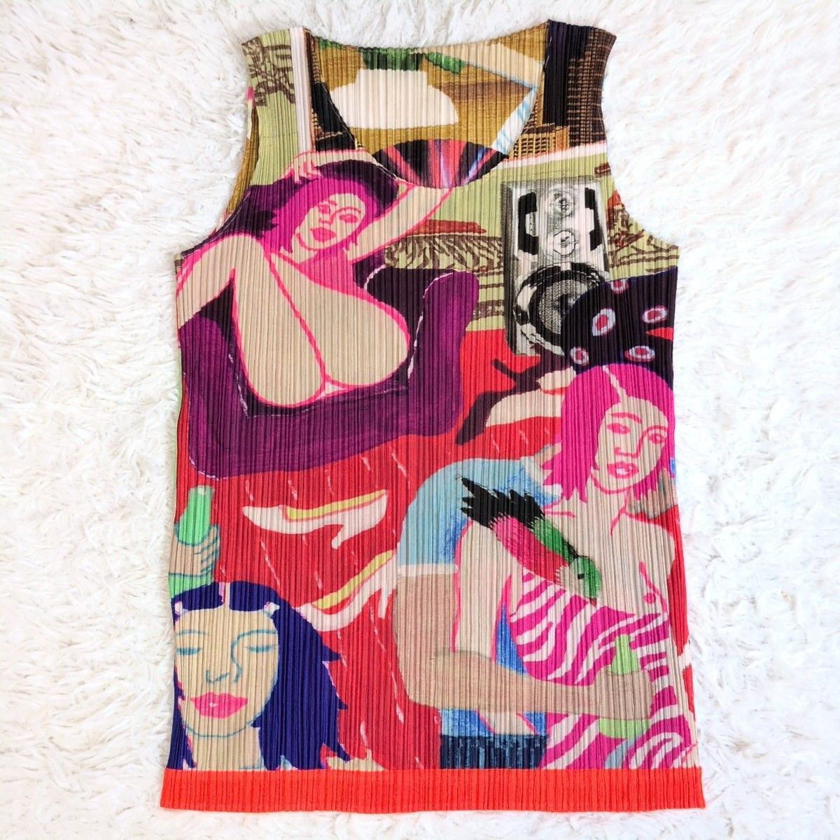 PLEATS PLEASE ISSEY MIYAKE プリーツプリーズイッセイミヤケ ラミア ズィアデ Lamia Zaire タンクトップ